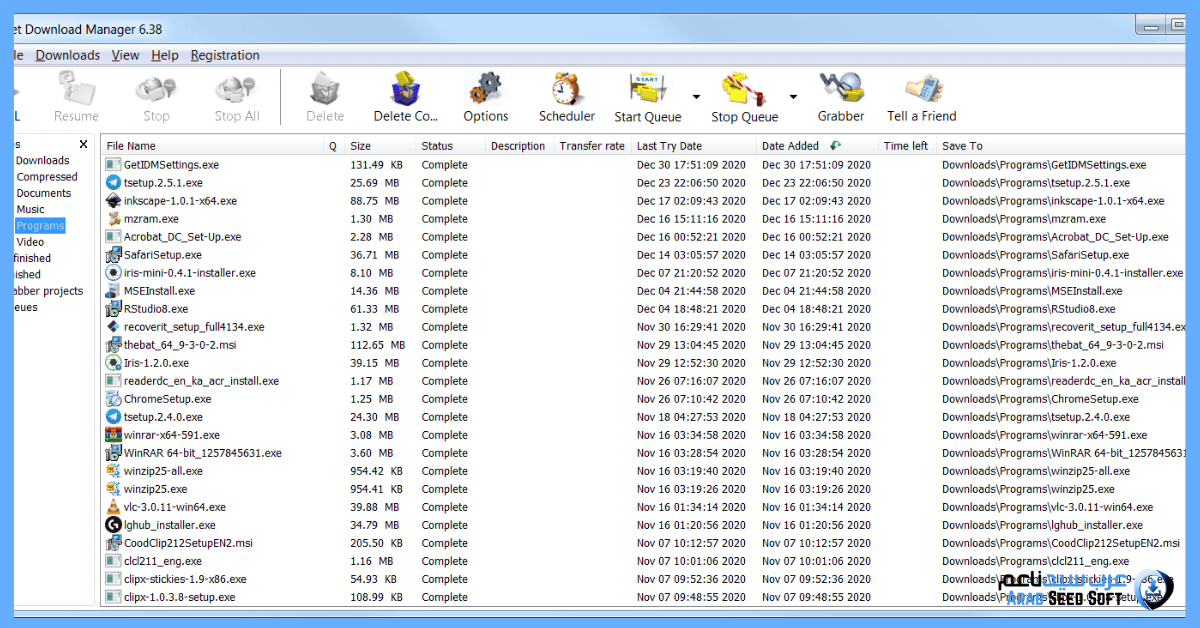 تحميل برنامج internet download manager كامل بالكراك والسيريال مجانا myegy